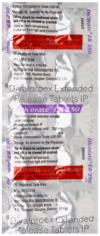 Dicorate Er 250 Tablet 10