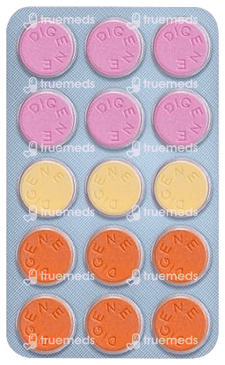 Digene Assorted Flavours Chewable Tablet 15