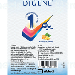 Digene Assorted Flavours Chewable Tablet 15