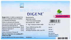 Digene Mint Flavour Chewable Tablet 15 Digene Mint Flavour Chewable Tablet 15