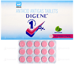 Digene Mint Flavour Chewable Tablet 15