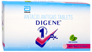 Digene Mint Flavour Chewable Tablet 15