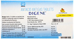 Digene Mixed Fruit Flavour Chewable Tablet 15