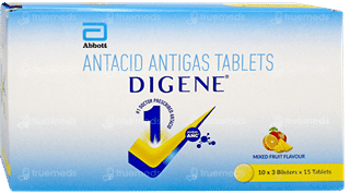 Digene Mixed Fruit Flavour Chewable Tablet 15