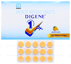 DIGENE ORANGE FLAVOUR CHEWABLE TABLET 15