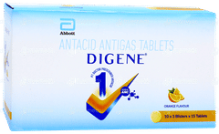 Digene Orange Flavour Chewable Tablet 15