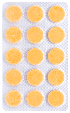 Digene Orange Flavour Chewable Tablet 15