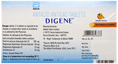 Digene Orange Flavour Chewable Tablet 15