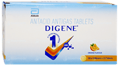 Digene Orange Flavour Chewable Tablet 15