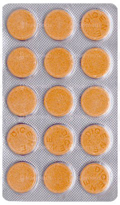 Digene Orange Flavour Chewable Tablet 15