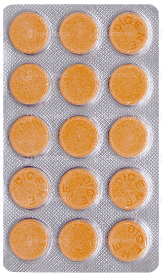 Digene Orange Flavour Chewable Tablet 15