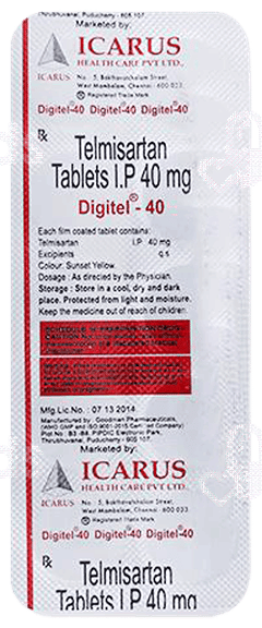 Digitel 40 Mg Tablet 10