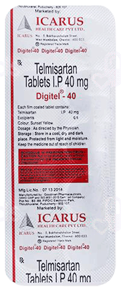 Digitel 40 Mg Tablet 10