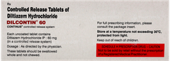 Dilcontin 60 Tablet 10 Dilcontin 60 Tablet 10