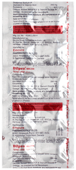 Dilpra Od 250 Tablet 10