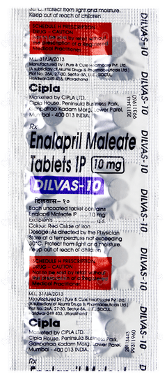 Dilvas 10 Tablet 10 Dilvas 10 Tablet 10