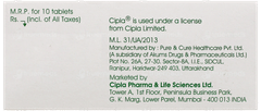 Dilvas 2.5 Tablet 10 Dilvas 2.5 Tablet 10