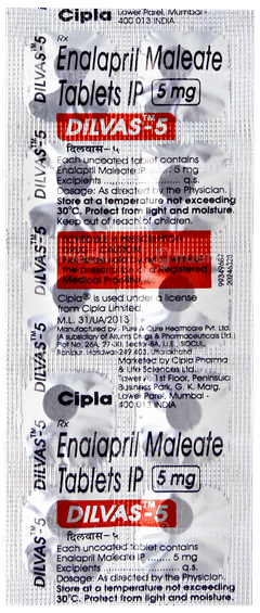 Dilvas 5 Tablet 10 Dilvas 5 Tablet 10