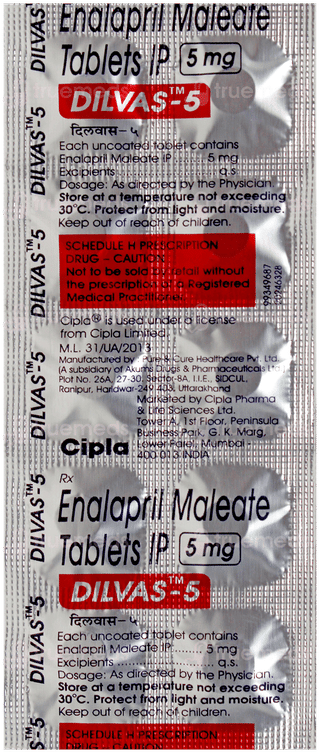 Dilvas 5 Tablet 10