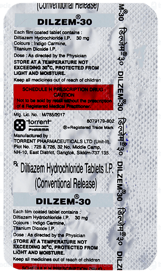 Dilzem 30 Tablet 15