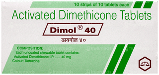 Dimol 40 Chewable Tablet 10