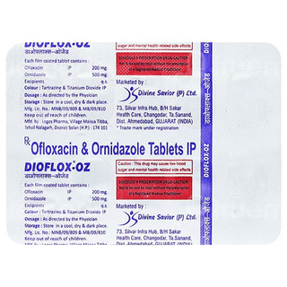 Dioflox Oz Tablet 10