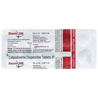 Dioxim 200 Mg Tablet 10
