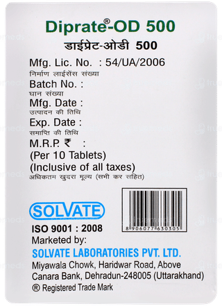 Diprate Od 500 Tablet 10