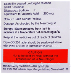 Dipro Od 250 Tablet 10 Dipro Od 250 Tablet 10