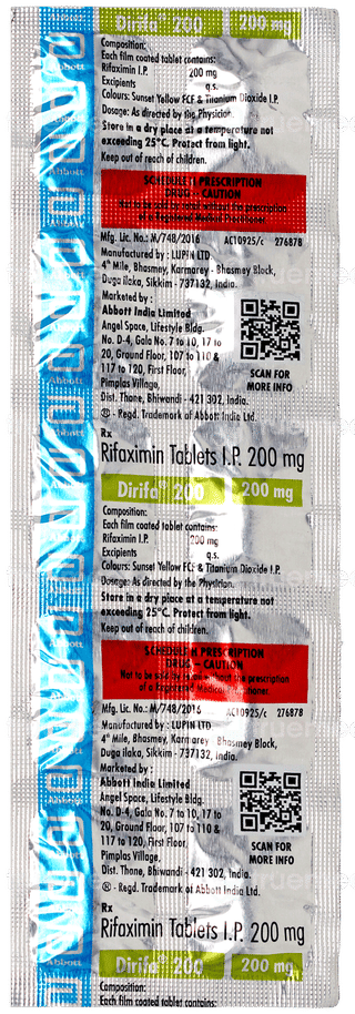 Dirifa 200 Tablet 10