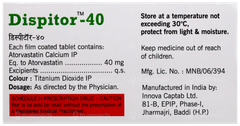 Dispitor 40 Tablet 10 Dispitor 40 Tablet 10