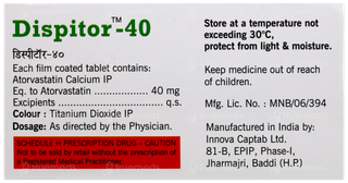 Dispitor 40 Tablet 10