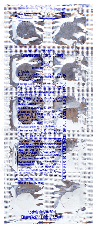 Disprin Regular 325mg Effervescent Tablet 10