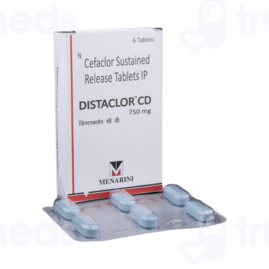 Distaclor Drop Distaclor Cd 750 Mg Tablet 6 - Uses, Side Effects, Dosage, Price | Truemeds