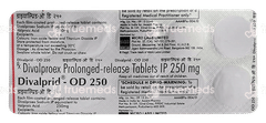 Divalprid Od 250 Tablet 10 Divalprid Od 250 Tablet 10