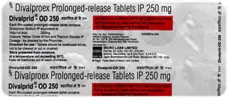 Divalprid Od 250 Tablet 10