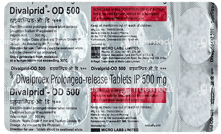 Divalprid Od 500 MG Tablet 10