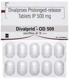 Divalprid Od 500 Tablet 10