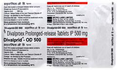 Divalprid Od 500 Tablet 10