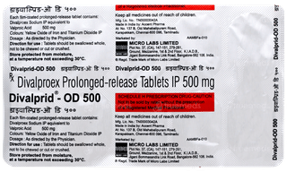 Divalprid Od 500 Tablet 10