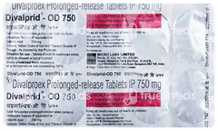 Divalprid Od 750 Tablet 10
