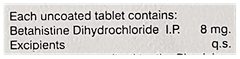 Divert 8 Mg Tablet 10 Divert 8 Mg Tablet 10