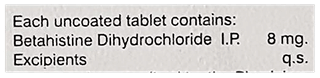 Divert 8 Mg Tablet 10