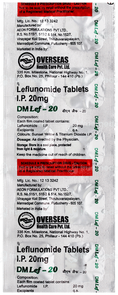 Dm Lef 20 Tablet 10 Dm Lef 20 Tablet 10
