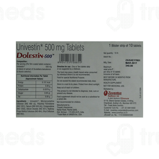 Dolestin 500 Tablet 10