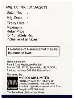 Dolo 1000 Tablet 10 Dolo 1000 Tablet 10