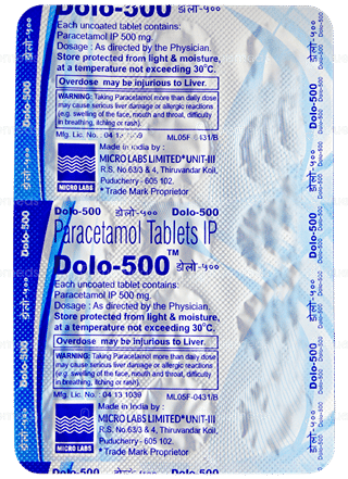 Dolo 500 Tablet 15