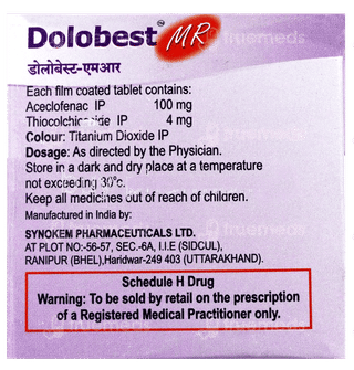 Dolobest Mr 4/100 Mg Tablet 10