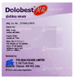 Dolobest Mr 4/100 Mg Tablet 10