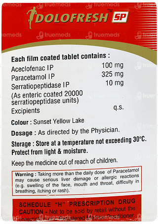 Dolofresh Sp Tablet 10